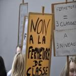 Rassemblement contre la carte scolaire le 1er février 2012 photo n°10 