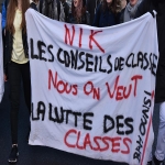 Manifestation contre la sélection à l'Université le 1 février 2018 photo n°5 