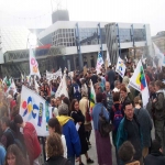 Manifestation de l'Education nationale à Rennes le 2 avril 2005 photo n°1 