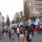 Manifestation de l'Education nationale à Rennes le 2 avril 2005 photo n°13 