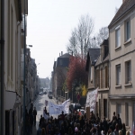 Manifestation contre les rformes universitaires le 2 avril  2009 photo n16 