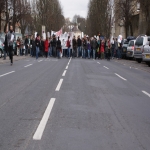Manifestation contre les réformes universitaires le 3 mars 2009 photo n°2 