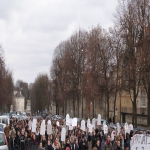 Manifestation contre les réformes universitaires le 3 mars 2009 photo n°3 