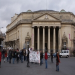 Manifestation contre les réformes universitaires le 3 mars 2009 photo n°7 