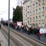 Manifestation contre les réformes universitaires le 3 mars 2009 photo n°73 