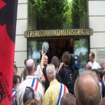 Rassemblement devant le tribunal administratif le 3 juillet 2009 photo n7 