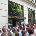 Rassemblement devant le tribunal administratif le 3 juillet 2009 photo n8 