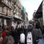 Manifestation contre les réformes universitaires le 5 mars 2009 photo n°13 