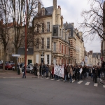 Manifestation contre les réformes universitaires le 5 mars 2009 photo n°41 