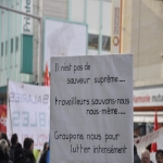 Manifestation contre l'accord sur la sécurisation de l'emploi le 5 mars 2013 photo n°1 