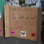 Manifestation des précaires de l'Éducation nationale le 5 avril 2018 photo n°6 
