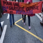 Manifestation contre la sélection à l'Université le 6 février 2018 photo n°16 