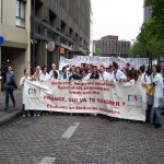 Manifestation des étudiants en médecine à Paris le 6 avril 2005 photo n°10 