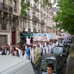 Manifestation des étudiants en médecine à Paris le 6 avril 2005 photo n°24 