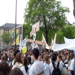 Manifestation des étudiants en médecine à Paris le 6 avril 2005 photo n°33 