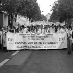 Manifestation des étudiants en médecine à Paris le 6 avril 2005 photo n°36 