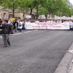 Manifestation des étudiants en médecine à Paris le 6 avril 2005 photo n°37 