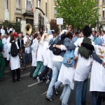 Manifestation des étudiants en médecine à Paris le 6 avril 2005 photo n°45 