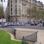 Manifestation des étudiants en médecine à Paris le 6 avril 2005 photo n°50 