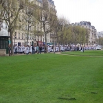 Manifestation des étudiants en médecine à Paris le 6 avril 2005 photo n°52 