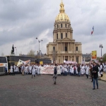Manifestation des étudiants en médecine à Paris le 6 avril 2005 photo n°61 