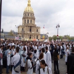 Manifestation des étudiants en médecine à Paris le 6 avril 2005 photo n°63 