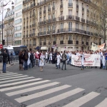 Manifestation des étudiants en médecine à Paris le 6 avril 2005 photo n°69 