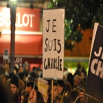 rassemblement en soutien  Charlie Hebdo le 7 janvier 2015 photo n16 