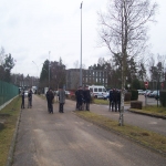 Manifestation devant le centre de rétention de Oissel le 7 février 2009 photo n°6 