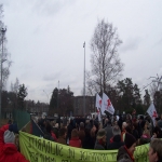 Manifestation devant le centre de rétention de Oissel le 7 février 2009 photo n°10 