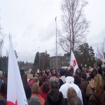 Manifestation devant le centre de rétention de Oissel le 7 février 2009 photo n°16 
