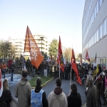 Manifestation de soutien à un syndicaliste enseignant le 7 mars 2011 photo n°14 