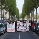 Manifestation de popularisation contre la LRU le 7 mai 2009 photo n57 