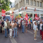 Rassemblement des salariés de France Télécom le 7 septembre 2004 photo n°3 