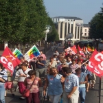 Rassemblement des salariés de France Télécom le 7 septembre 2004 photo n°6 