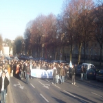Manifestation contre les suppressions de poste dans l'Education le 8 janvier 2009 photo n°7 