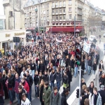 Manifestation des lycéens le 8 mars 2005 photo n°4 