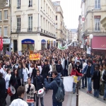 Manifestation des lycéens le 8 mars 2005 photo n°6 