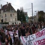 Manifestation contre la loi d''autonomie des universits le 8 novembre 2007 photo n29 