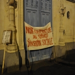 Manifestation contre la baisse des budgets alloués à la réinsertion sociale le 8 novembre 2011 photo n°2 