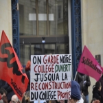 Boycott du conseil académique de l'Éducation nationale (C.A.E.N.) le 9 février 2011 photo n°4 