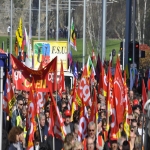 Manifestation contre la loi Macron et les politiques d'austrit le 9 avril 2015 photo n5 