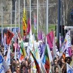 Manifestation contre la loi Macron et les politiques d'austrit le 9 avril 2015 photo n8 