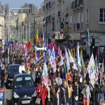 Manifestation contre la loi Macron et les politiques d'austrit le 9 avril 2015 photo n9 