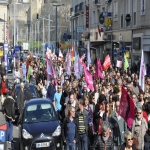 Manifestation contre la loi Macron et les politiques d'austrit le 9 avril 2015 photo n10 