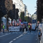 Manifestation contre la politique sociale de Macron le 9 octobre 2018 photo n°9 