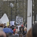 rassemblement en soutien  Charlie Hebdo devant le Mmorial le 10 janvier 2015  photo n9 