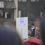 rassemblement en soutien  Charlie Hebdo devant le Mmorial le 10 janvier 2015  photo n12 