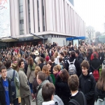 Manifestation des lycéens le 10 février 2005 photo n°3 