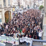 Manifestation des lycéens le 10 février 2005 photo n°25 